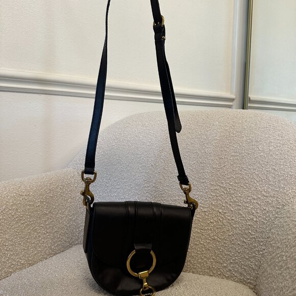 Frye Small Ilana Harness Leather Saddle Bag - Picture 11 of 12